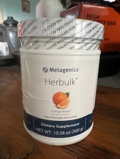 Herbulk By Metagenics. Orange Flavor. 300 g. Gut Health Free Shipping