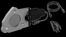 Qtp 2.5in Bolt-on Qtec Fits Electric Cutout Valve - Single