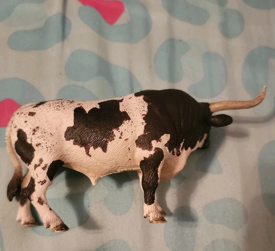 Figura de goma dura Schleich Long Horn Bull 73527 Foto 3 de 4