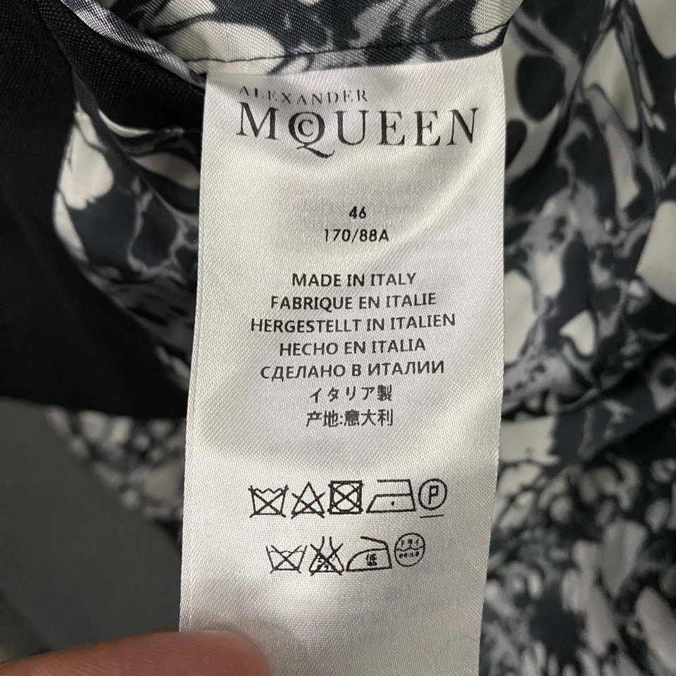 Blazer Alexander McQueen EE. UU. Talla 36 Cuentas Chal Cuello Lana Mohair Traje Chaqueta Foto 4 de 4