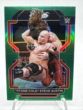 Stone Cold Steve Austin Green 2022 Panini Prizm WWE Card # 192