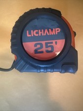 LICHAMP Tape Measure 25 ft, 1 Pack Easy Read Measuring 7.6 m, Orange