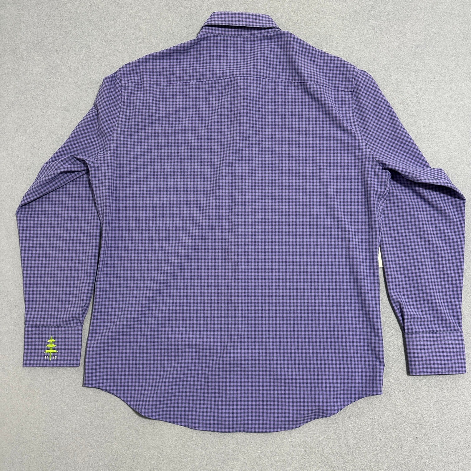 Peter Millar Gingham Check Button Down Shirt Long… - image 3