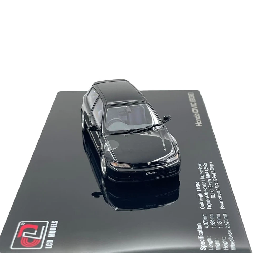 Modellino Auto LCD Models 1/43 Honda Civic EG6 Black - Immagine 2 di 4