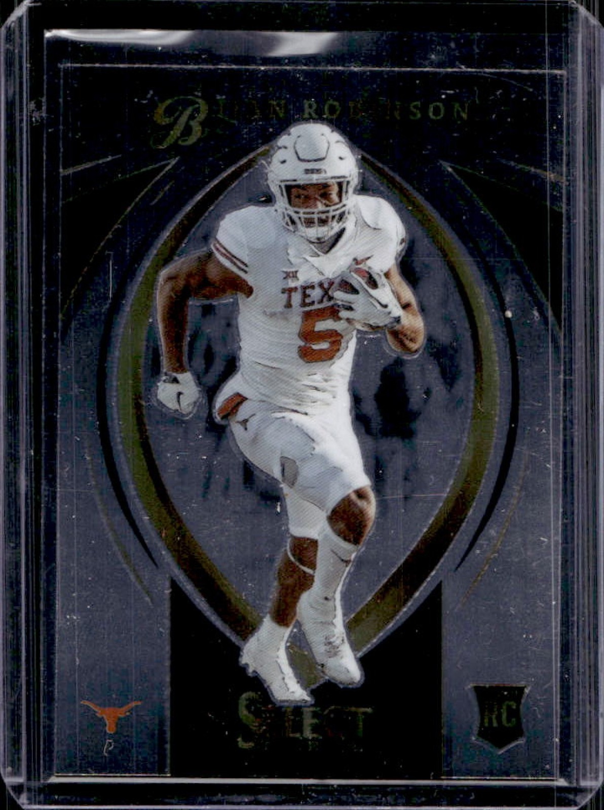 2023 Select Draft Picks Bijan Robinson Certified Rookies RC #SCR-BR Longhorns