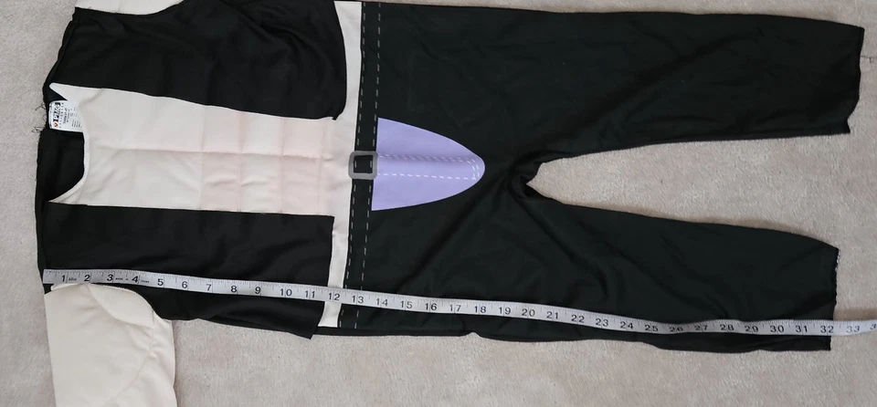 Lil Big Biker Costume PMG Halloween Toddler 3T-4T Coverall Headscarf - Image 4 of 4