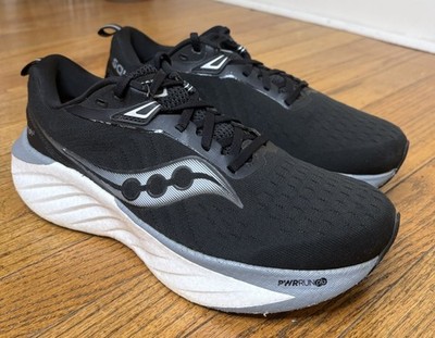 Saucony Mens Triumph 22 S20964-211 Black Running Shoes Sneakers Size 9