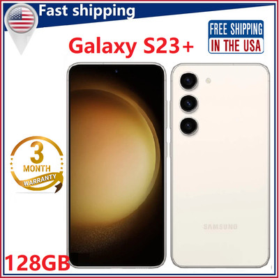 New Samsung Galaxy S23+ S23 Plus (5G) SM-S916U 8GB 256GB Factory Unlocked Mobile