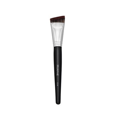 Morphe E16 Pro Angled Controur Brush Black Wooden Handle Synthetic Fiber Elite