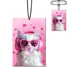 Whimsical Cat Car Freshener Hanging Personalized Cat Mom Gifts