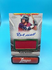 Blake Mitchell 2025 Topps Pro Debut Chrome Jumbo Auto Mem /225 Fireflies Royals