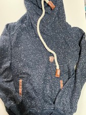 Naketano Hoodie Damen Gr. S Blau meliert Kapu...