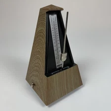 Donner Mechanical Metronome for Piano Guitar Drum Track Beat Tempo Wood Look