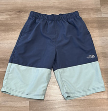 The North Face Boys Swim Shorts XL/TG 18/20 Blue Green Colorblock Flashdry