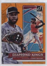 2022 Panini Donruss Diamond Kings Holo Orange Cedric Mullins #5 0nr3