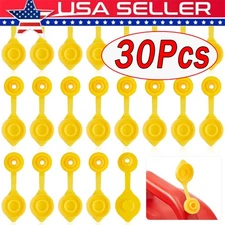 30 Yellow Fuel Gas Can Jug Vent Cap Blitz Wedco Scepter Essence Midwest Eagle