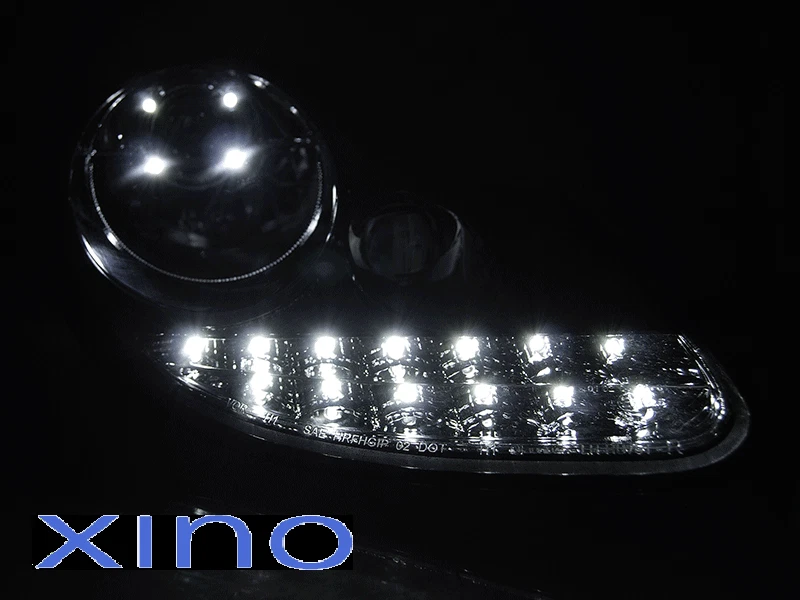 Faros Halógenos Negro para Porsche 911 996/Boxster 1996-2004 LED intermitente UE  Foto 4 de 4