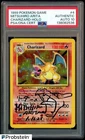 Mitsuhiro Arita Signed 1999 Pokemon Game #4 Charizard Holo PSA/DNA AUTH AUTO 10