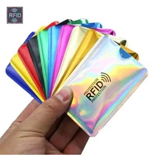 10x RFID Blocking Sleeves Credit Card Protector Holders Theft Protection Secure