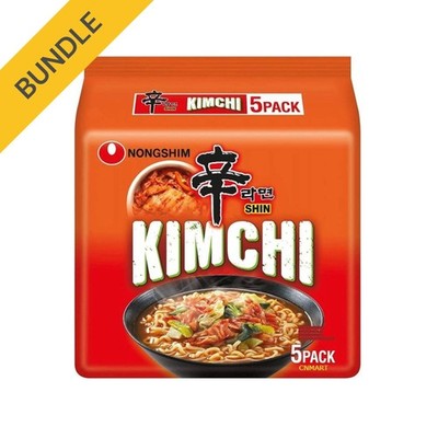 Nongshim Instantnudeln Shin Kimchi 5x120g Karton