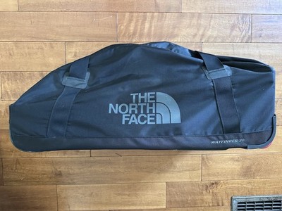 The North Face Base Camp Duffel Large Black Red 30  Travel Gear Bag Used