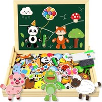 Montessori Spielzeug Magnetisches Holzpuzzle Ab 3-6 Jahre Kinder Geschenk