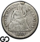 1877-CC Seated Liberty Dime, Carson City Issue