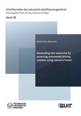 Generating test scenarios for assessing automated driving systems using scenario