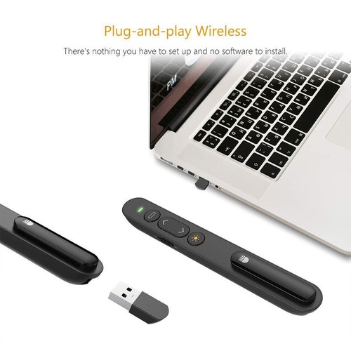 Power Point Presentation Remote Control Wireless Presenter Laser Pointer Clicker - Picture 10 of 12
