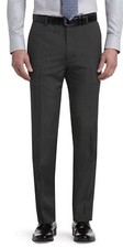Jos. A. Bank Men's Reserve Dress Pants Size 46 NWT Charcoal Gray Marzotto Wool