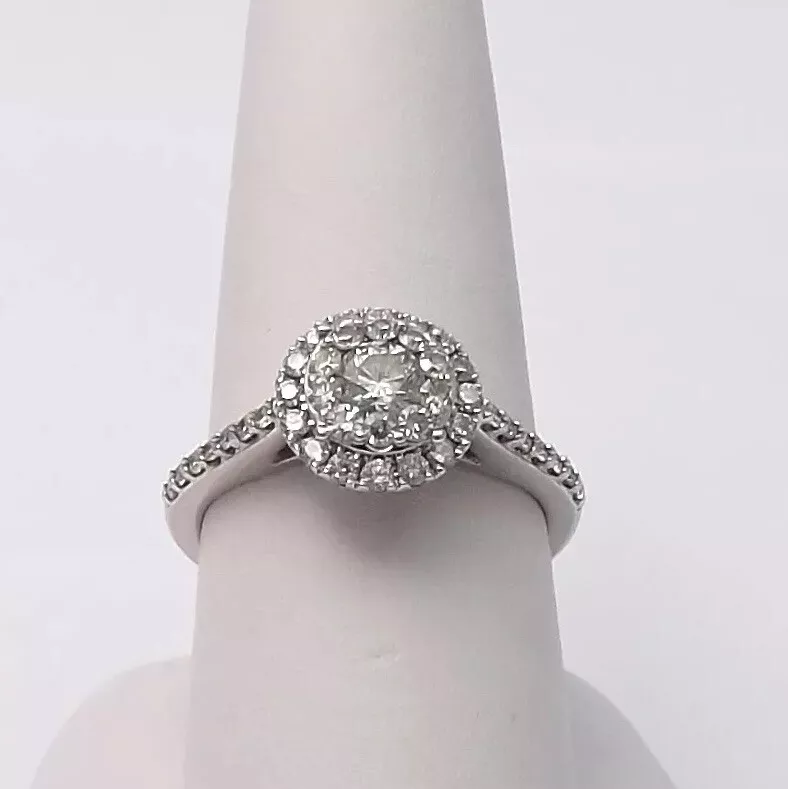Kay jewelers halo cut engagement ring sale