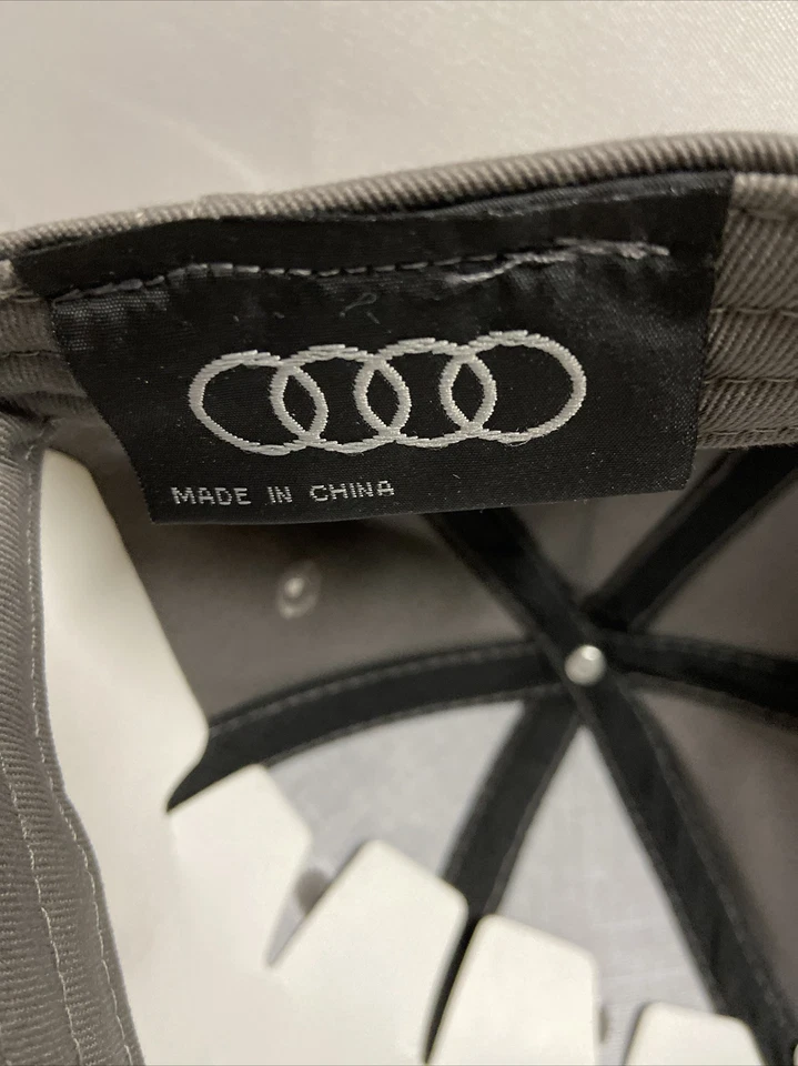 Audi A4 Embroidered Gray Strapback Baseball Cap Hat New - Image 4 of 4