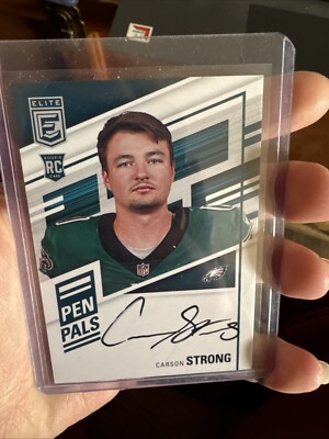 2022 Panini Donruss Elite - Pen Pals #PP-CS Carson Strong (AU, RC)
