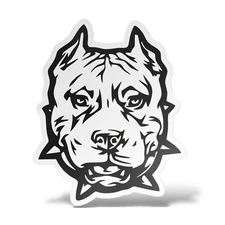 Sticker PIT BULL PITBULL sticker wall decal dog wall PVC helmet car motorcycle