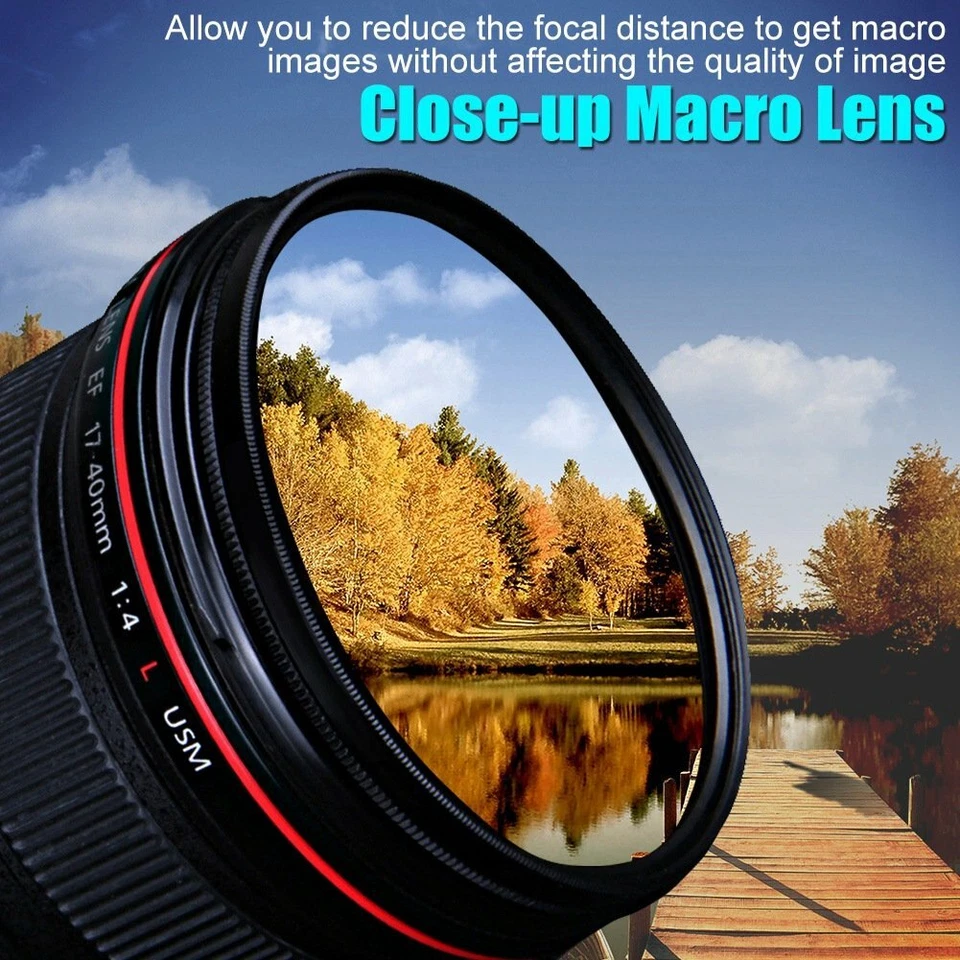 Zomei 72MM Macro Close-Up Lens Filter+1/+2/+3/+4/+8/+10 f/ Canon Nikon Sony DSLR - Image 4 of 4