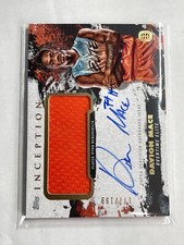 2021/22 TOPPS INCEPTION PATCH AUTO /199 OVERTIME ELITE GAME USED DAVION MACE