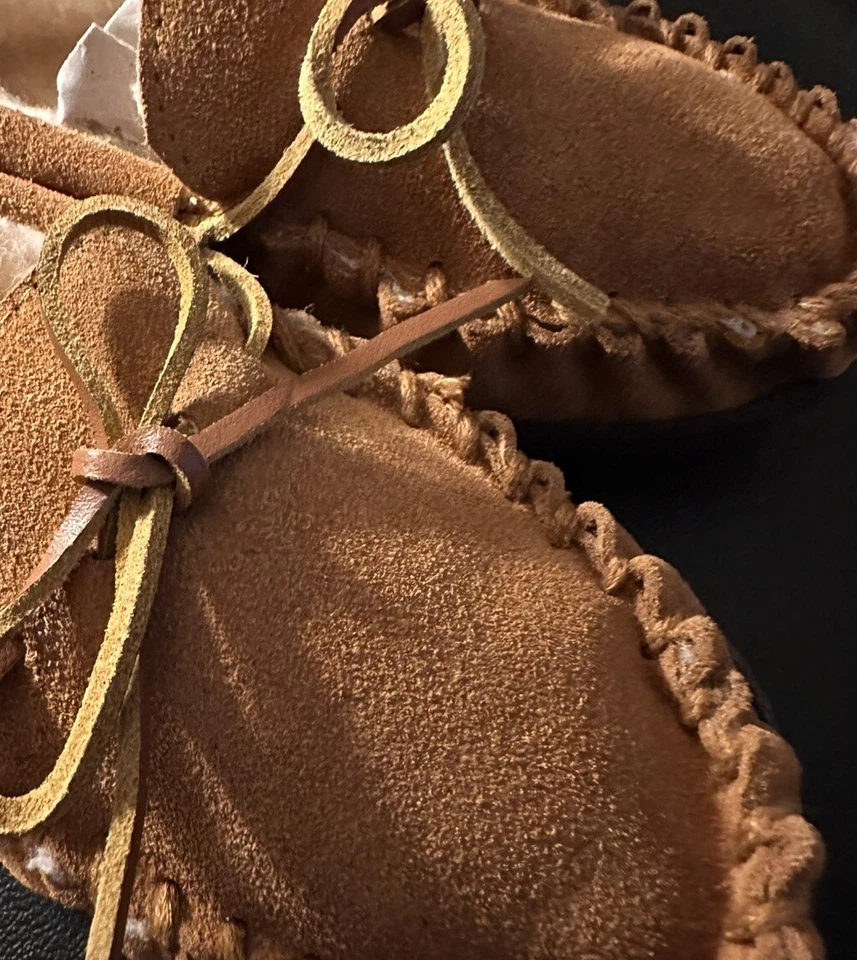 Alpine Swiss Sabine Mujer Gamuza Piel de Oveja Mocasín Zapatillas Casa Zapatos Sin Cordones Foto 2 de 4