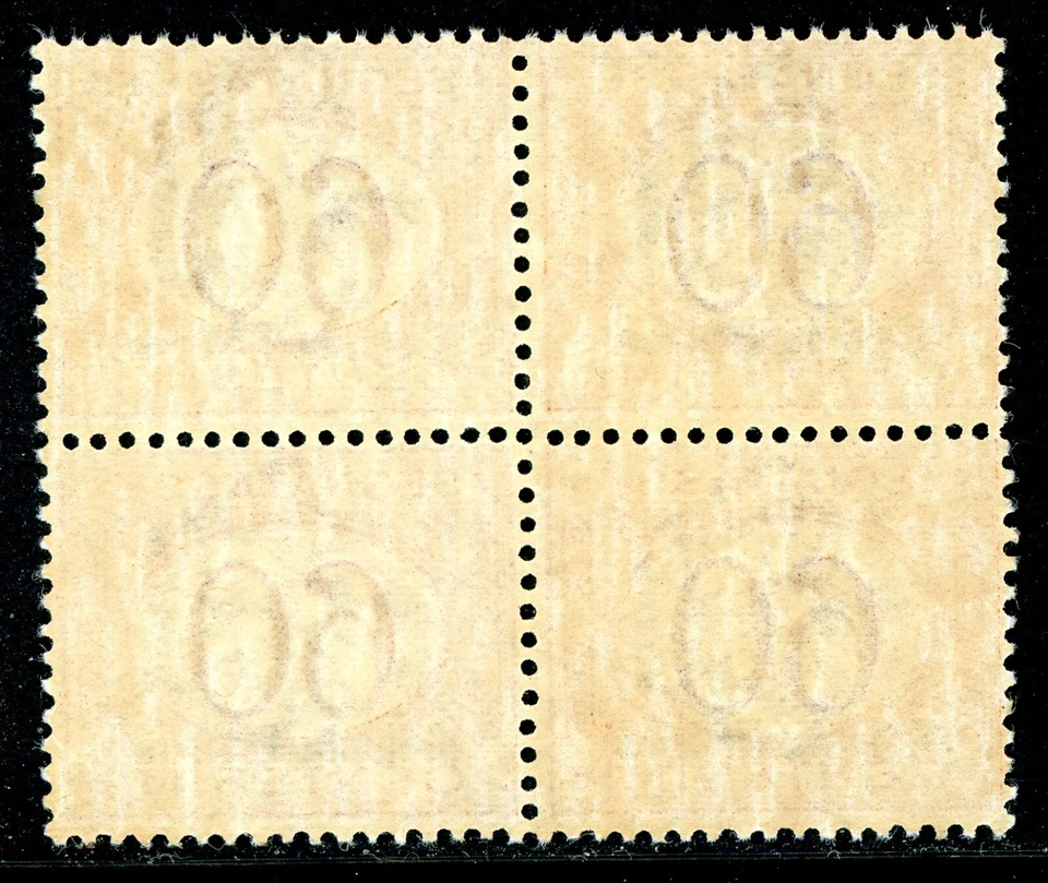 Italia 1920 Colonia Eritrea 60¢ franqueo vencido (OP) Scott J7a negro MNH T565 Foto 2 de 4