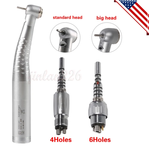 KaV Style Dental Fiber Optic LED High Speed Handpiece / Quick Coupler 4/6 Holes - Picture 10 of 115