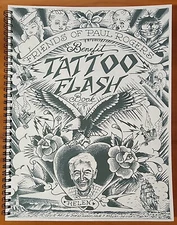 Friends Of Paul Rogers Tribute Benefit Vintage, Traditional, Tattoo Flash Book