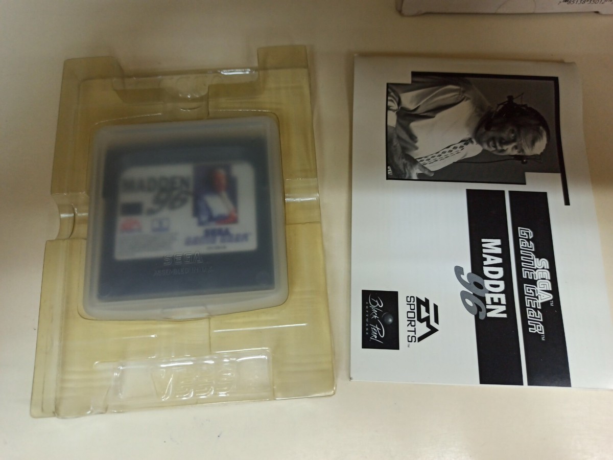 Jeu Vidéo Madden 96 Sur Sega Game Gear – NEUF Sous Blister
