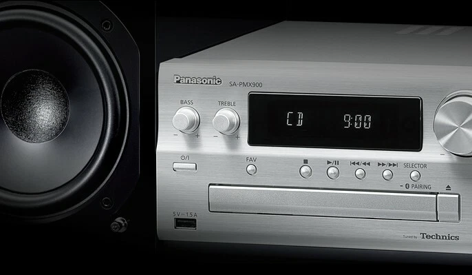 Panasonic SC-PMX900-S silver CD Stereo System Tuned by Technics 100V High-reso
