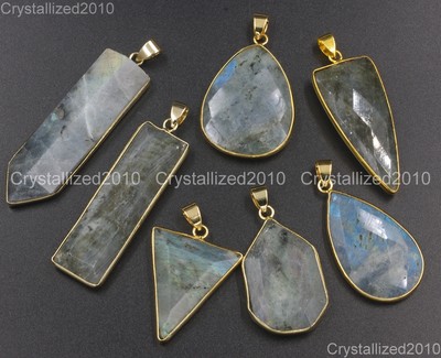 5Pcs Mixed Dragon Veins Agate Inverted Triangle Pendant Bead 32x20x6mm Q10224