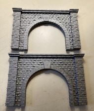 Ho Scale Tunnel Portal X2 Pair Model Train Diorama