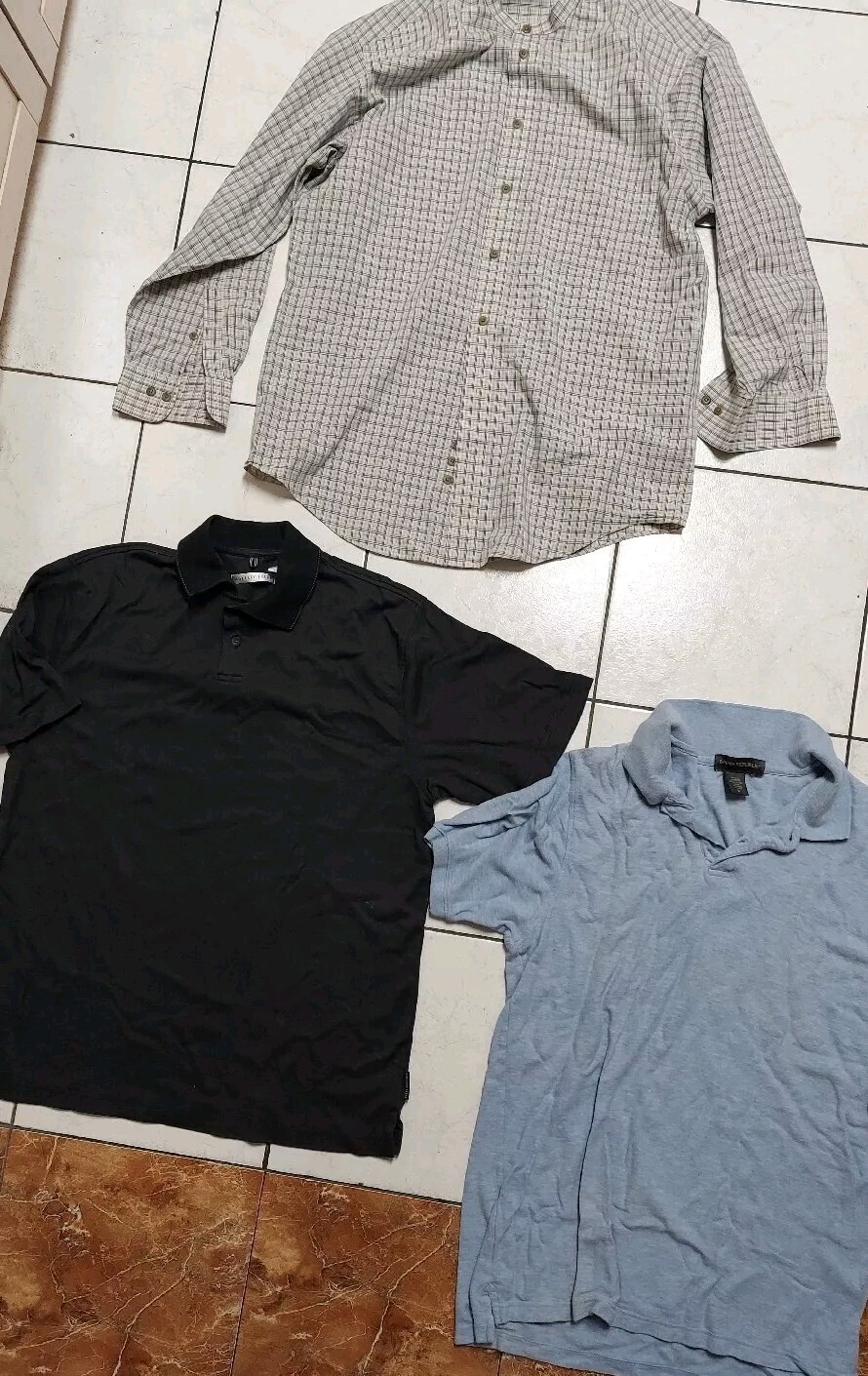 FILA Polo uomo tg M camicia elegante SAVILLE ROW BANANA REPUBLIC GEOFFREY BEANE