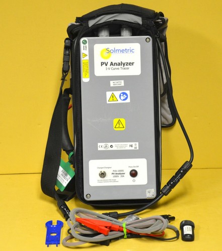 Analizzatore fotovoltaico solmetrico PVA-1000S con tracciante curva I-V SolSensor - Foto 2 di 6