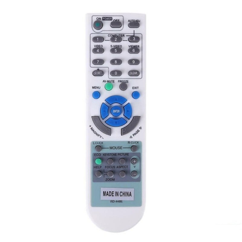 Remote Control for NEC Projector RD-448E V260X+ V300X+ V260 RD-443E Projector