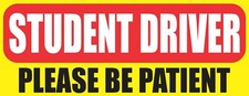 Student Driver Bumper Sticker