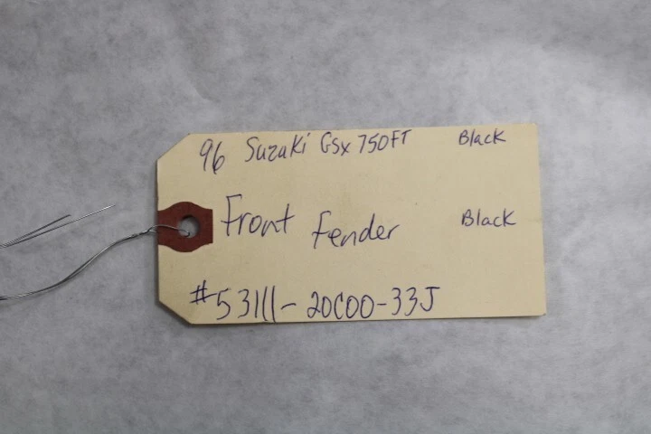 Оригинальное черное переднее крыло для мотоцикла Suzuki 1996 GSX750 Katana #53111-20C00-33J - Изображение 2 из 4
