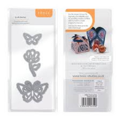 #4759  e - TONIC STUDIOS -  METAL CUTTING DIES  -  MAZARINE BLUE ELEMENTS DIE
